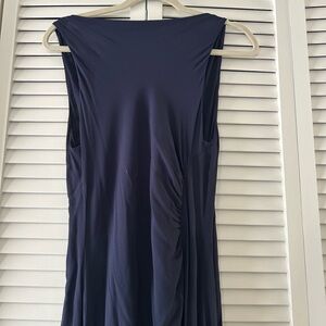Reformation Navy Midi Dress